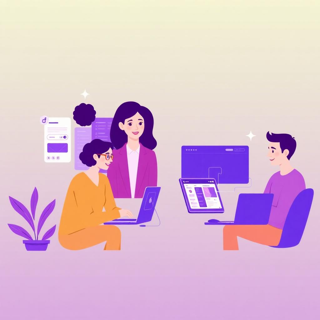 The LenvyDM team collaborating on Instagram DM automation